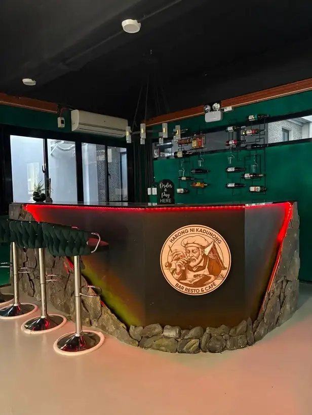 The Harong ni Kadunong bar and cafe counter