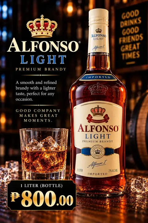 Alfonso Light 1L menu poster